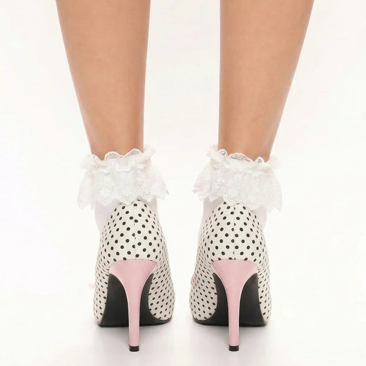 Polka Bow Heels