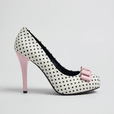 Polka Bow Heels