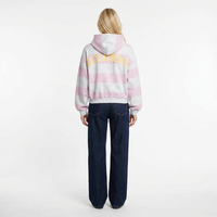 Striped Zip Up Hoodie