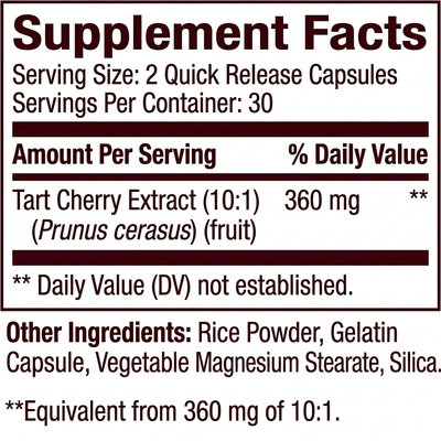 Verdona Tart Cherry Extract