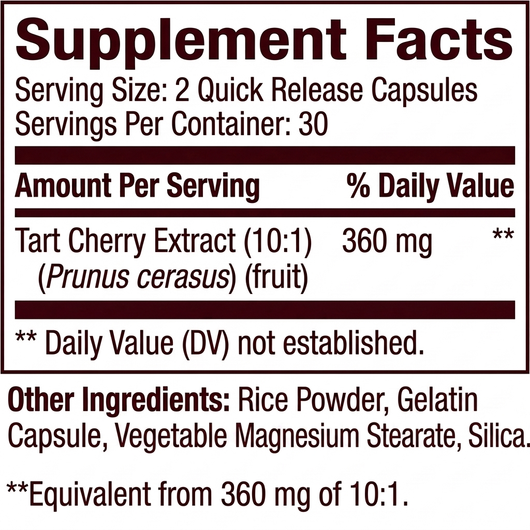 Verdona Tart Cherry Extract